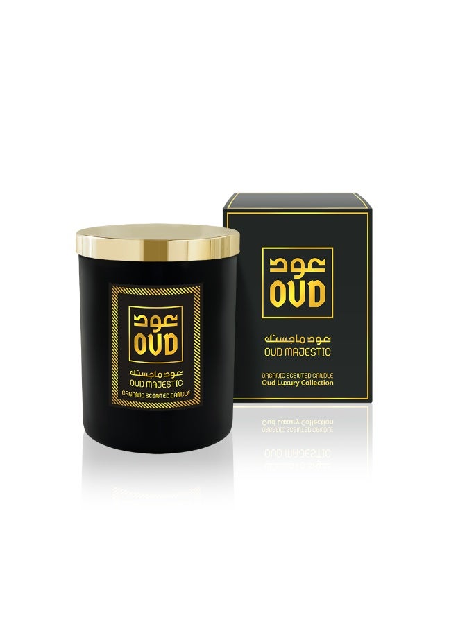 أودلاكس OUD ORGANIC CANDLE MAJESTIC 220ml by OUDLUX - Image 3